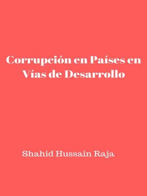 cover image of Corrupción en Países en Vías de Desarrollo
